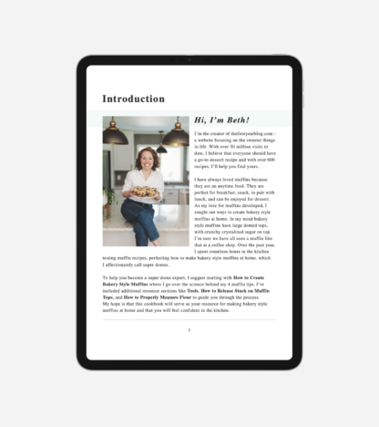 Bakery Style Muffins Cookbook eBook (Digital eBook) - Image 2
