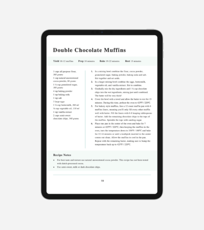 Bakery Style Muffins Cookbook eBook (Digital eBook) - Image 7